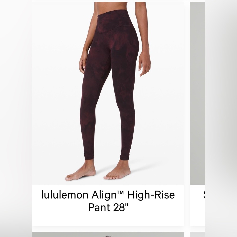 Lululemon 28in align leggings